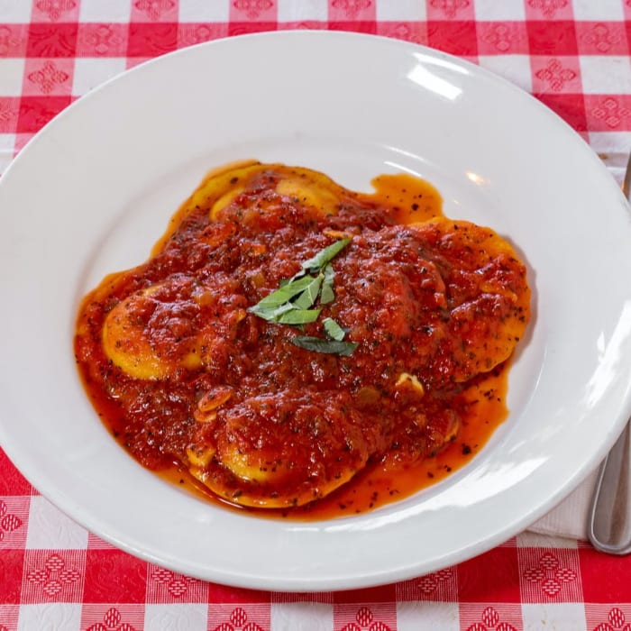 Meat & Spinach Ravioli.
